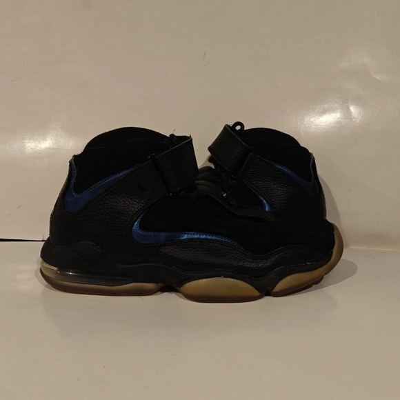 Nike Air Penny IV Black Atlantic Blue Sneakers 864018-001 Mens Size 8.5 US - Picture 2 of 11
